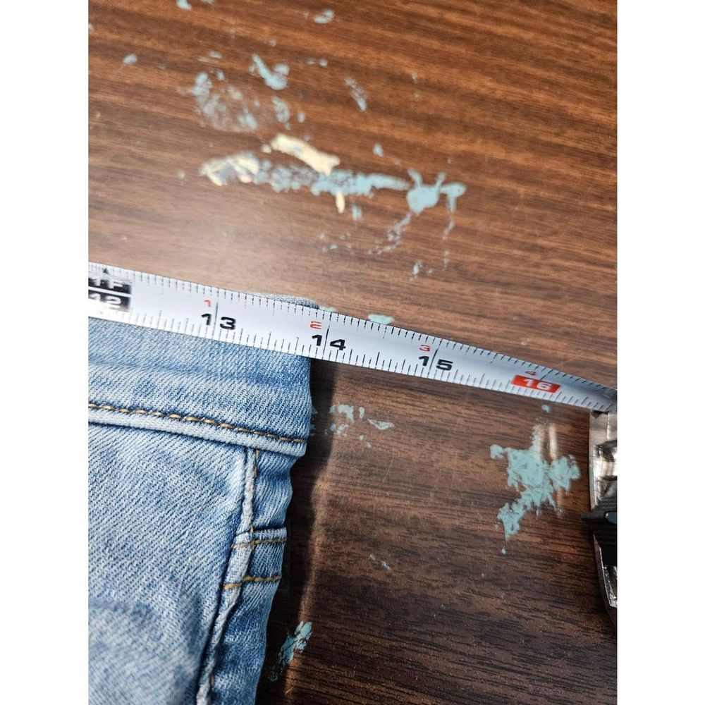 Free People Distressed Button fly Skinny Jeans Size 27 - Picture 7 of 8